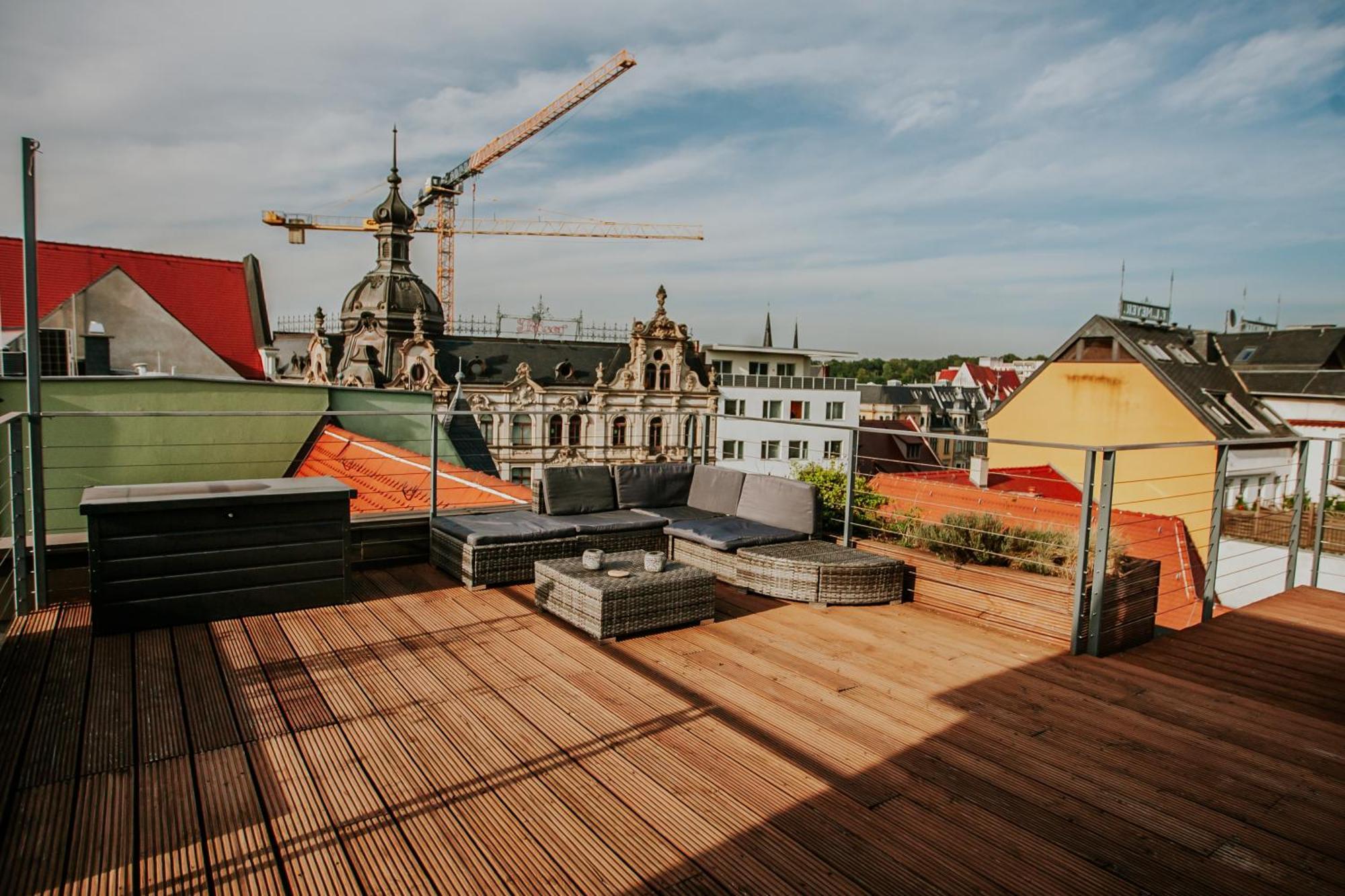 Traumhaftes Apartment Am Dom Mit Grosser Dachterrasse Zwickau Exteriér fotografie