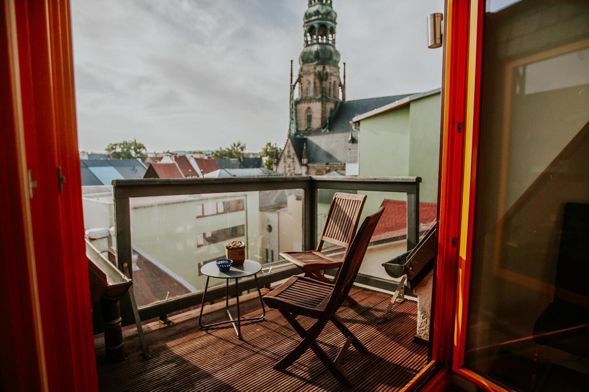 Traumhaftes Apartment Am Dom Mit Grosser Dachterrasse Zwickau Exteriér fotografie