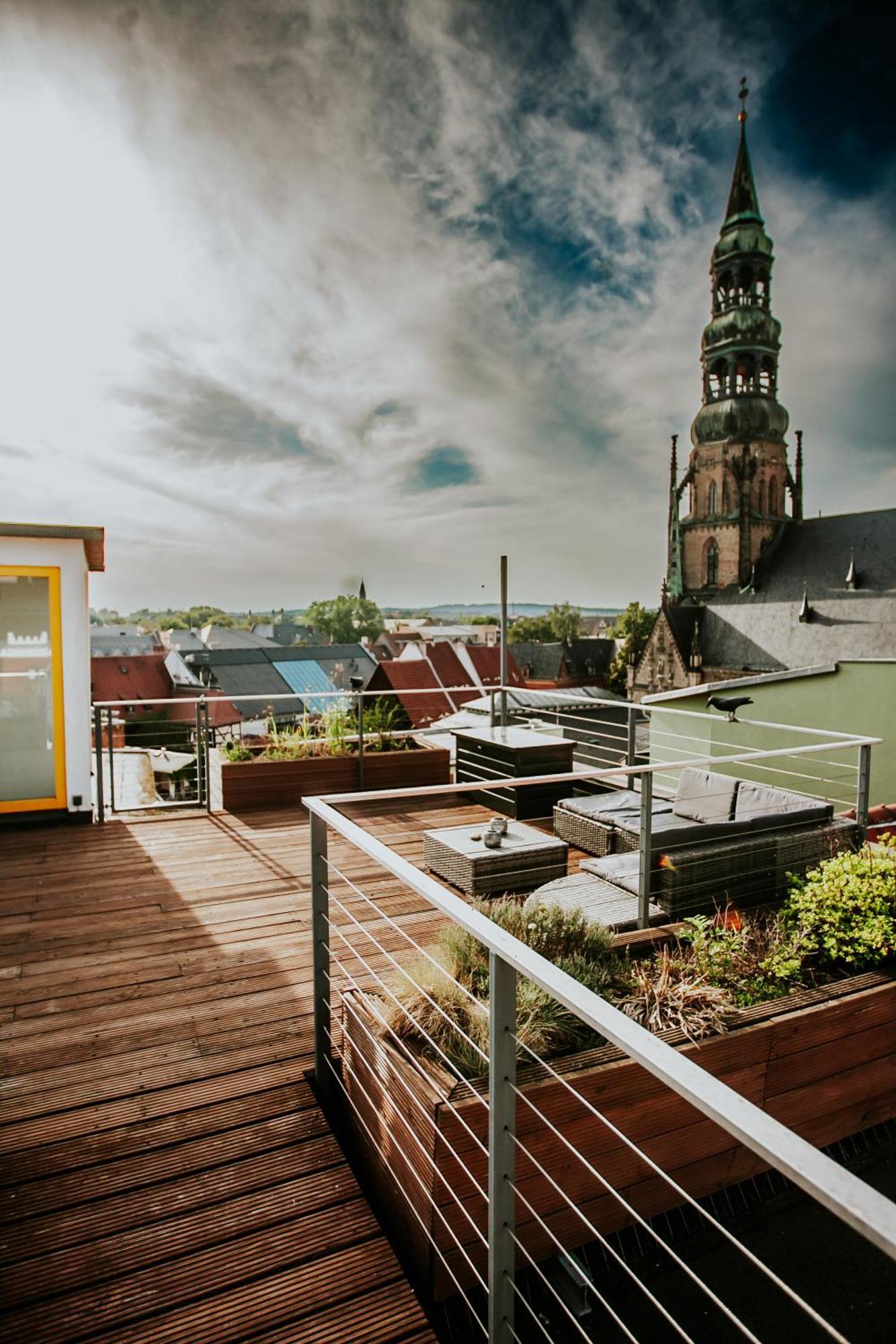 Traumhaftes Apartment Am Dom Mit Grosser Dachterrasse Zwickau Exteriér fotografie